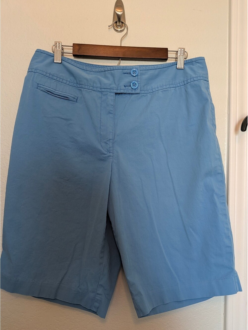 Chico's Light Blue Bermuda Shorts